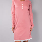 Camicia da notte serafino L 90 - ROSA ANTICO - A - ROSA ANTICO - SL27
