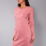 Camicia da notte serafino L 90 - ROSA ANTICO - A - ROSA ANTICO - SL27