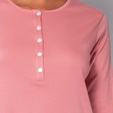Camicia da notte serafino L 90 - ROSA ANTICO - A - ROSA ANTICO - SL27