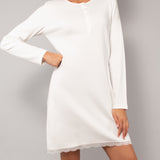 Camicia da notte serafino L 90 - MILK - A - MILK - SL27