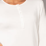 Camicia da notte serafino L 90 - MILK - A - MILK - SL27