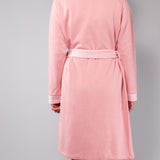 Vestaglia con cintura - ROSA ANTICO - SM70
