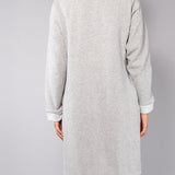 Vestaglia bottoni L. 95 - GRIGIO MELANGE - A - GRIGIO MELANGE - SM71