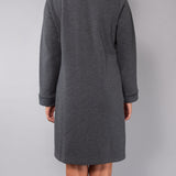 Vestaglia con bottoni - PIOMBO MELANGE - SM71