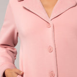 Vestaglia con bottoni - ROSA ANTICO - SM71