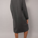 Vestaglia con zip - PIOMBO MELANGE - SM72