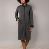 Vestaglia con zip - PIOMBO MELANGE - SM72