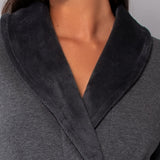 Vestaglia con cintura - PIOMBO MELANGE - SM73