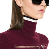 Maglia a coste con zip - - AS51