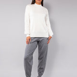 Maglia manica in pizzo - MILK - BC50