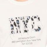 Maglia con stampa e strass - MILK - BR07
