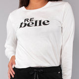 Maglia con stampa e strass - MILK - BR11