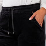 Pantalone largo ciniglia - NERO - CI61