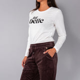 Pantalone largo ciniglia - DARK COFFEA - CI61