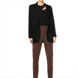 Pantalone elasticizzato - MOKA - CP62