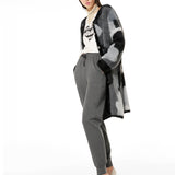 Cardigan lungo camouflage - GRIGIO - EA70