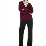 Pantalone tuta dritto - NERO - LH60