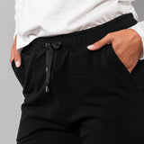 Pantalone tuta con polsino - NERO - LH61