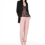 Pantalone tuta con polsino - ROSA - LH61