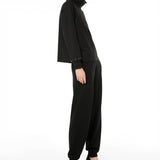 Pantalone con polsino - NERO - HA61
