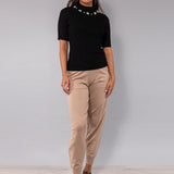 Pantalone con polsino - CAMMELLO - HA61