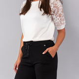 Pantalone tuta ampio - NERO - MA60