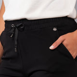 Pantalone tuta ampio - NERO - MA60