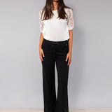 Pantalone tuta ampio - NERO - MA60