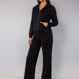 Pantalone tuta ampio - NERO - MA60