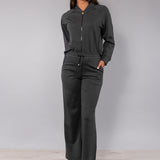 Pantalone tuta ampio - GRIGIO MELANGE - MA60