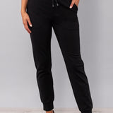 Pantalone tuta con polsino - NERO - MA61