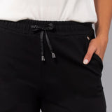 Pantalone tuta con polsino - NERO - MA61