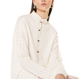 Cardigan con bottoni - MILK - MO70