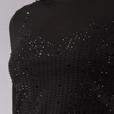 Maglia con strass - NERO - RG03
