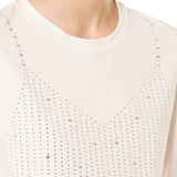 Maglia con strass - MILK - RG03