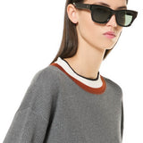 Maglia girocollo viscosa - GRIGIO MELANGE - SO50