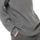 Maglia girocollo viscosa - GRIGIO MELANGE - SO50
