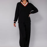 Pantalone viscosa - NERO - SO60