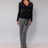 Pantalone viscosa - GRIGIO MELANGE - SO60