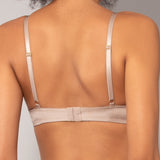 Reggiseno triangolo imbottito in pizzo Macramè - TORTORA - MA21
