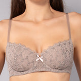 Reggiseno francese con ferretto in pizzo Macramè - TORTORA - MA22