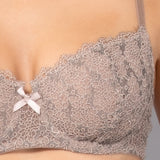 Reggiseno francese con ferretto in pizzo Macramè - TORTORA - MA22
