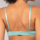 Reggiseno francese con ferretto in pizzo Macramè - SALVIA - MA22