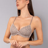 Reggiseno con coppe graduate in pizzo Macramè - TORTORA - MA23