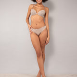 Reggiseno push-up con ferretto in pizzo Macramè - TORTORA - MA24