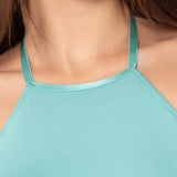 Body con pizzo Macramè - SALVIA - MA43