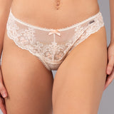 Brasiliana in tulle ricamato - MILK - OF35
