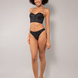 Bustier con coppe imbottite e spalline gioiello - VARIANTE UNICA - H - VARIANTE UNICA - SK41 B