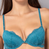 Reggiseno push-up con ferretto in pizzo - OTTANIO - VI24