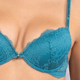 Reggiseno push-up con ferretto in pizzo - OTTANIO - VI24